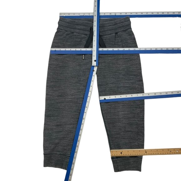 Lululemon Cropped Joggers Pant 4 Gray Drawstring Logo Athleisure Yoga Gorpcore - Picture 5 of 12